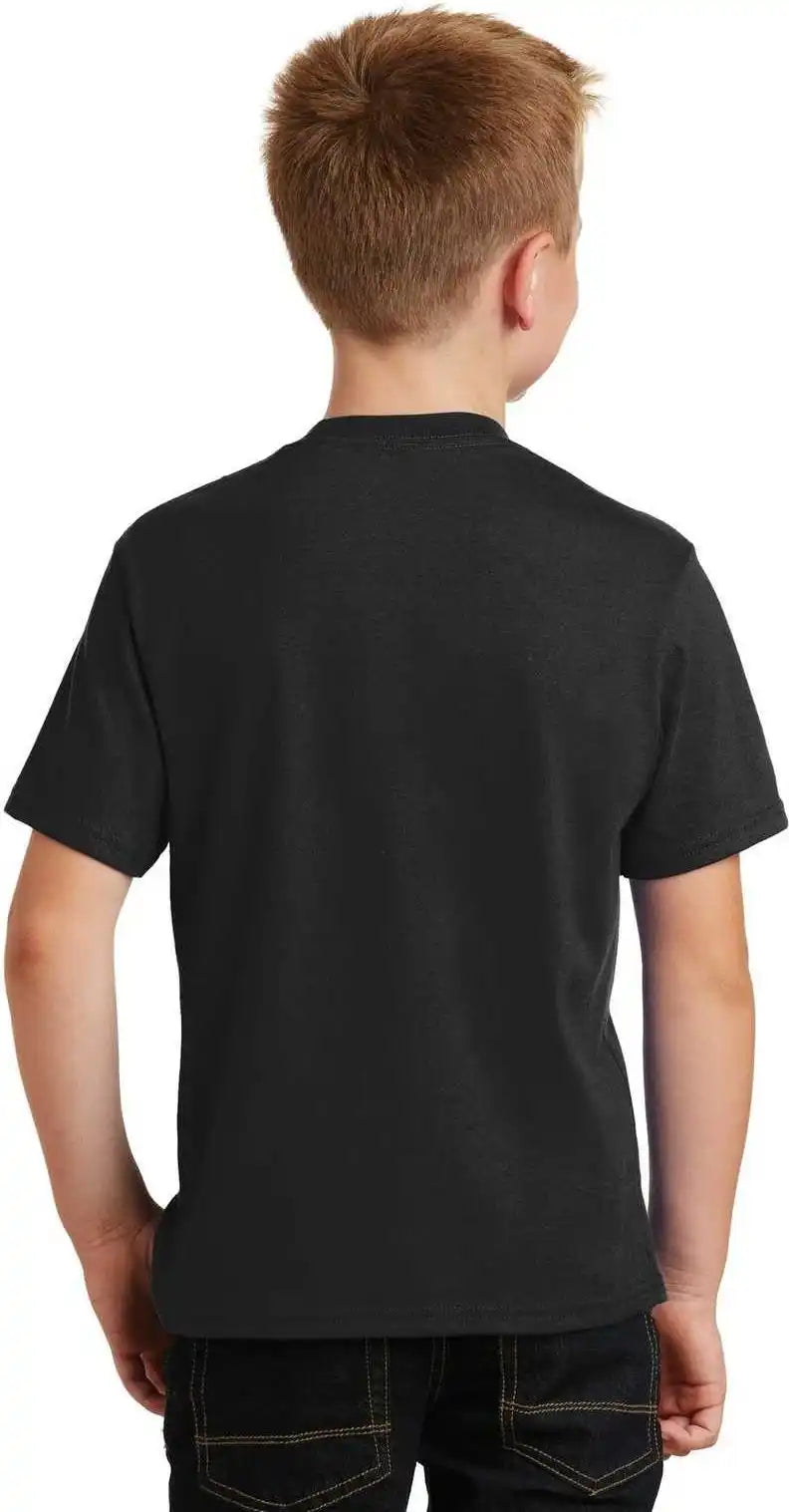 Port & Company Pc450y Youth Fan Favorite Tee Jet Black