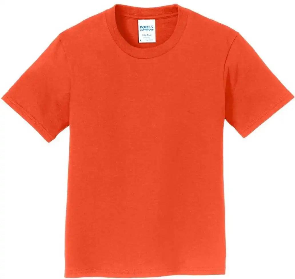 Port &amp; Company Pc450y Youth Fan Favorite Tee Orange