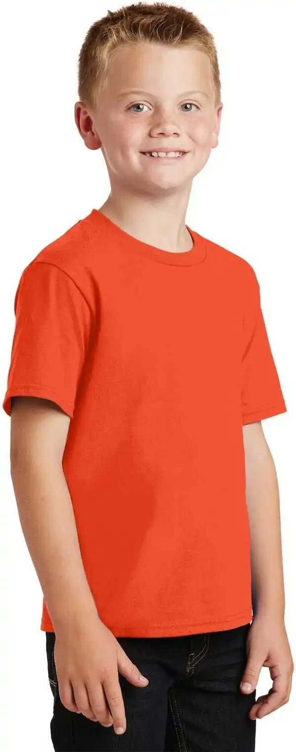 Port &amp; Company Pc450y Youth Fan Favorite Tee Orange