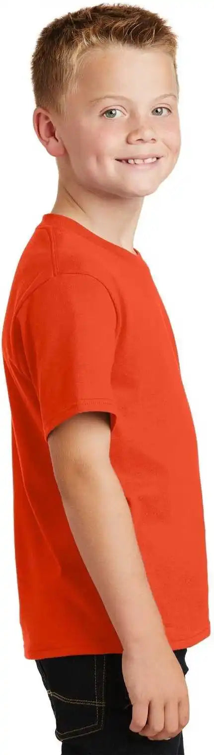 Port &amp; Company Pc450y Youth Fan Favorite Tee Orange