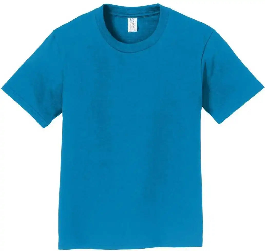 Port &amp; Company Pc450y Youth Fan Favorite Tee Sapphire
