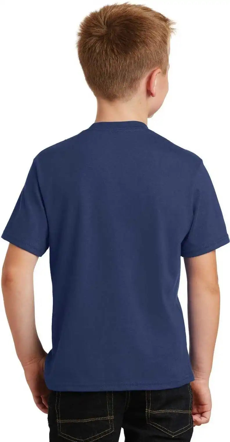 Port & Company Pc450y Youth Fan Favorite Tee Team Navy