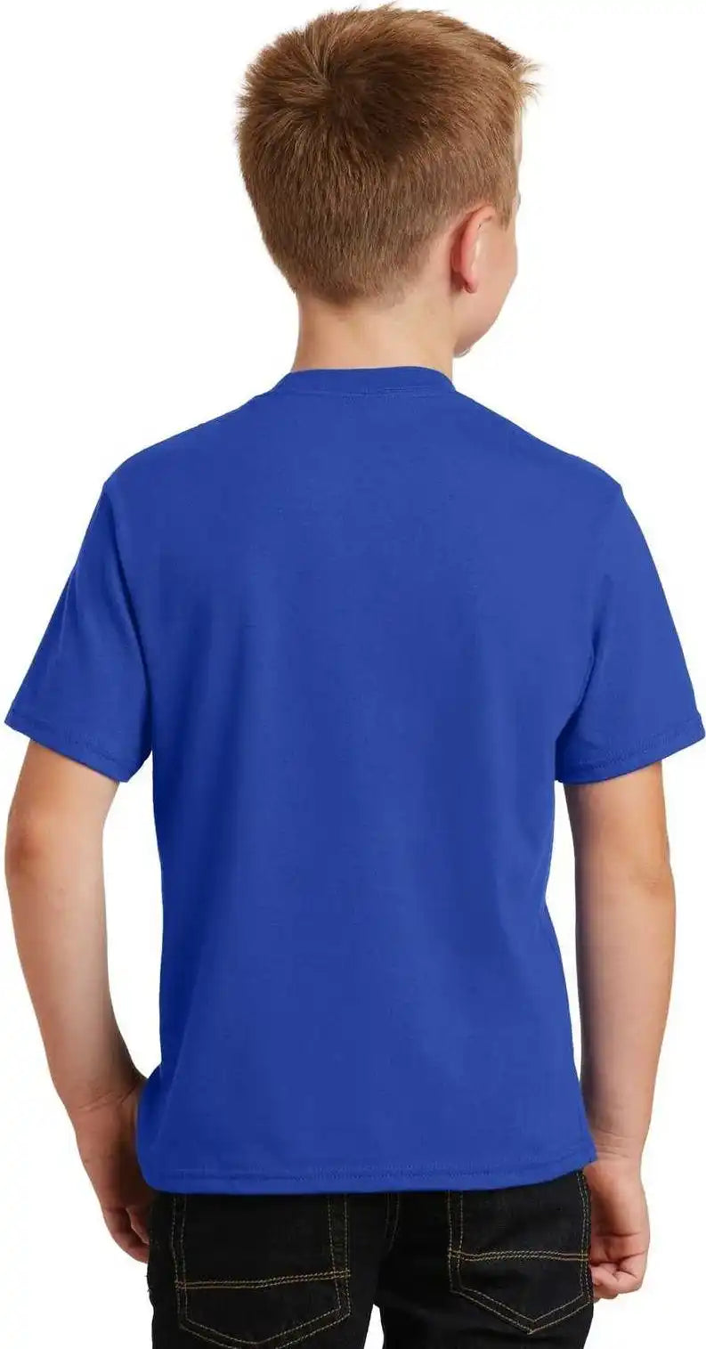 Port & Company Pc450y Youth Fan Favorite Tee True Royal
