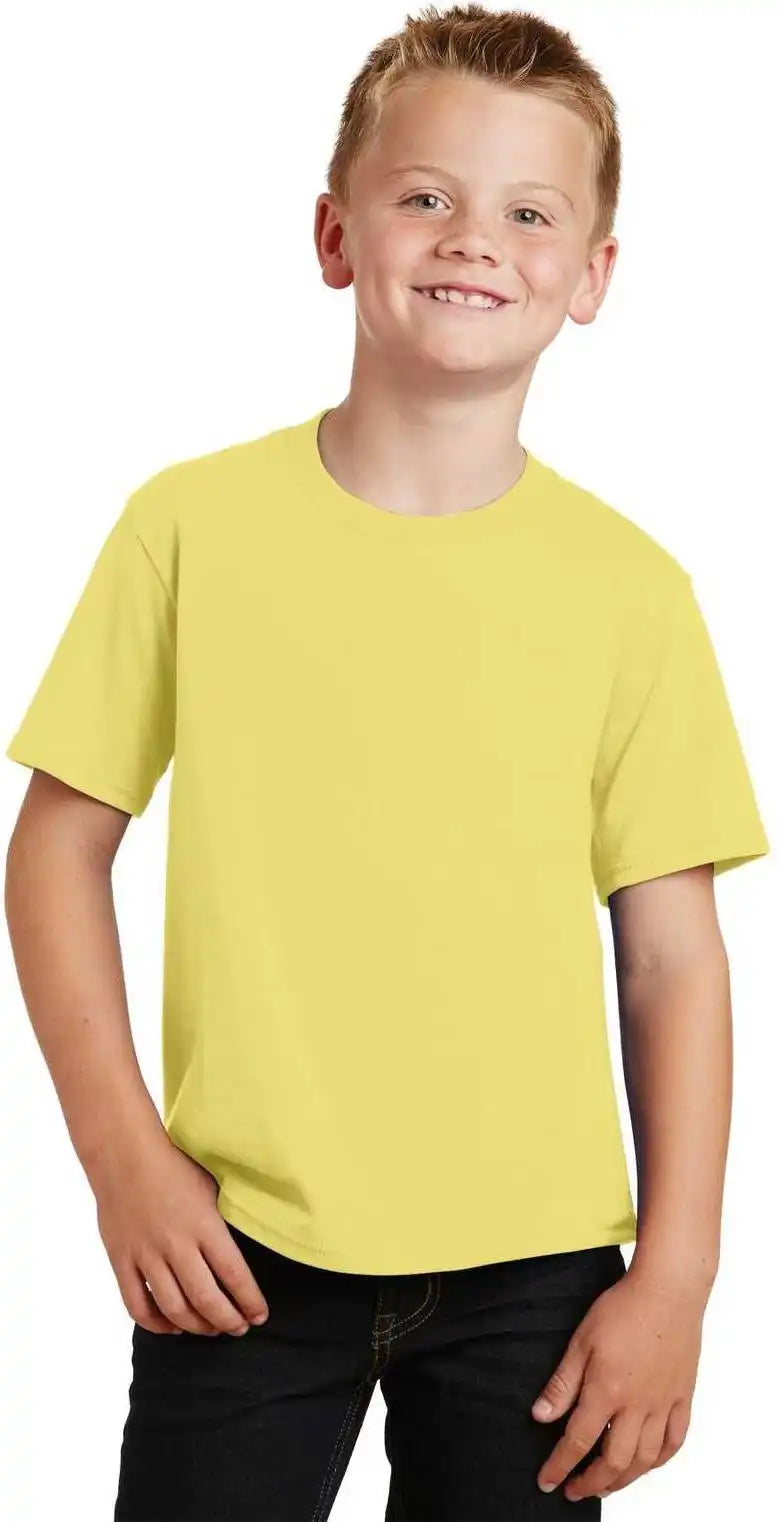 Port & Company Pc450y Youth Fan Favorite Tee - Yellow