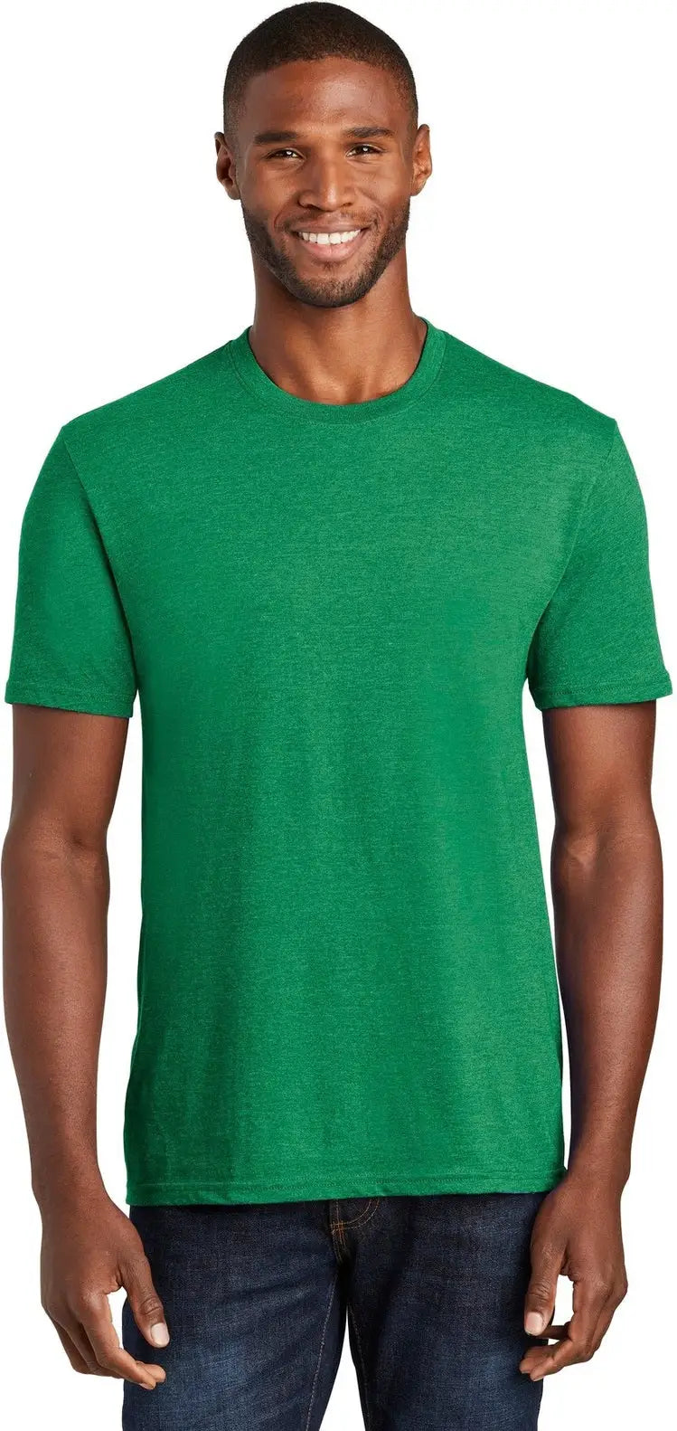 Port & Company Pc455 co Fan Favorite Blend Tee - Athletic Kelly Green Heather - Adult s