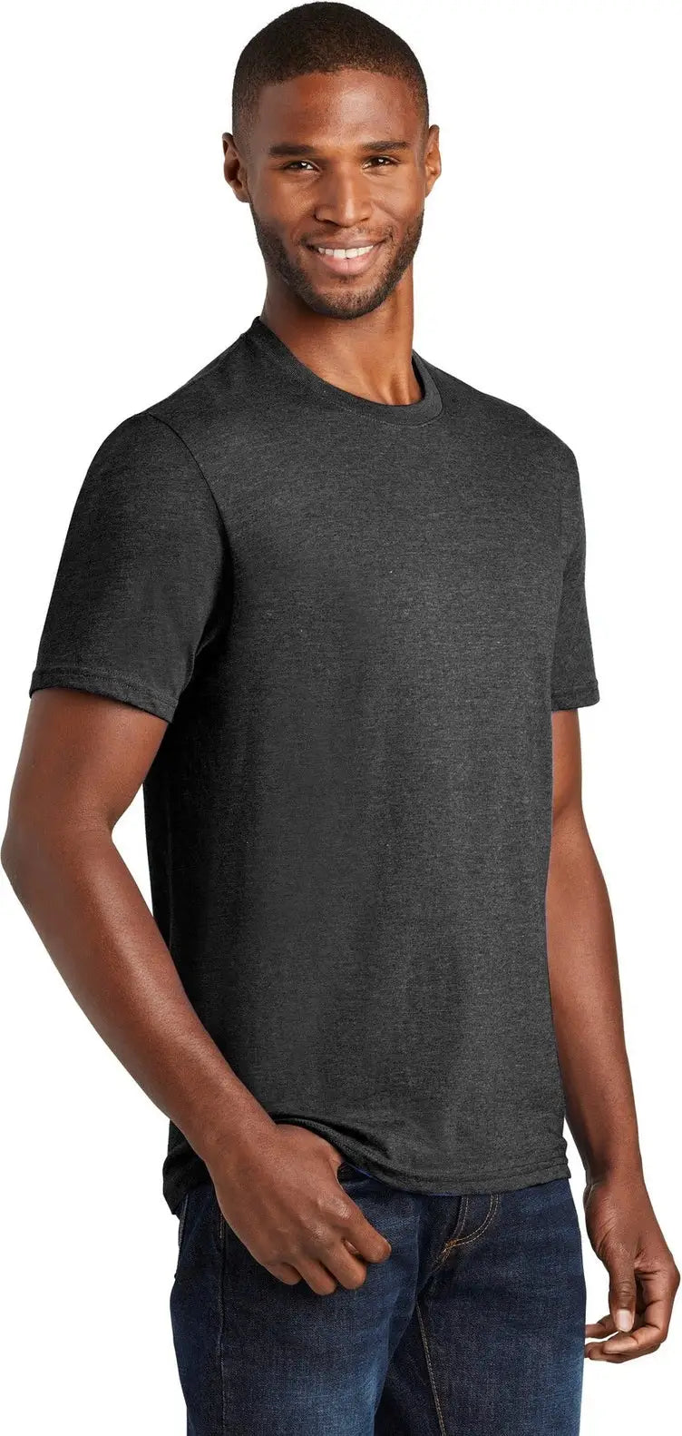 Port & Company Pc455 co Fan Favorite Blend Tee - Black Heather