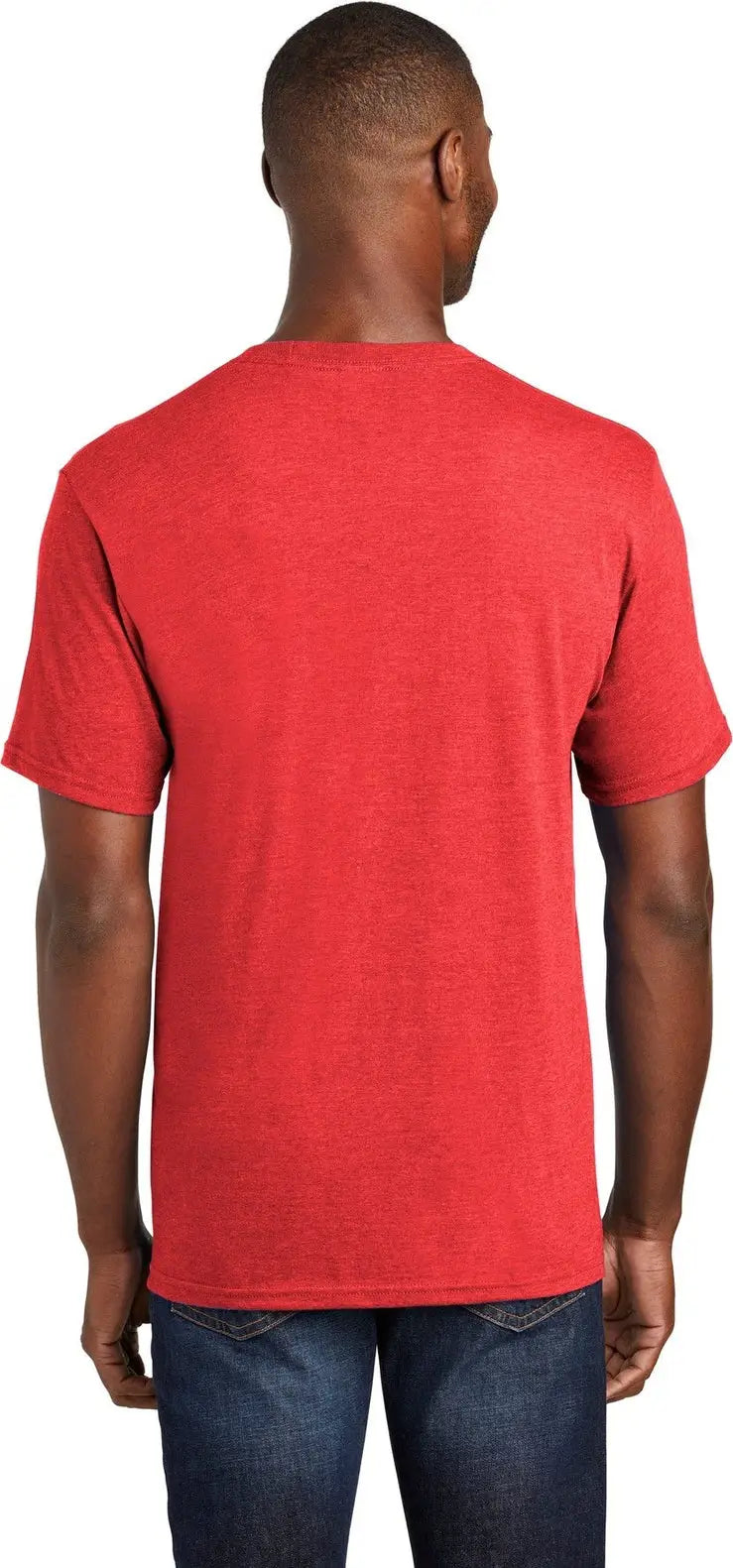 Port & Company Pc455 co Fan Favorite Blend Tee - Bright Red Heather
