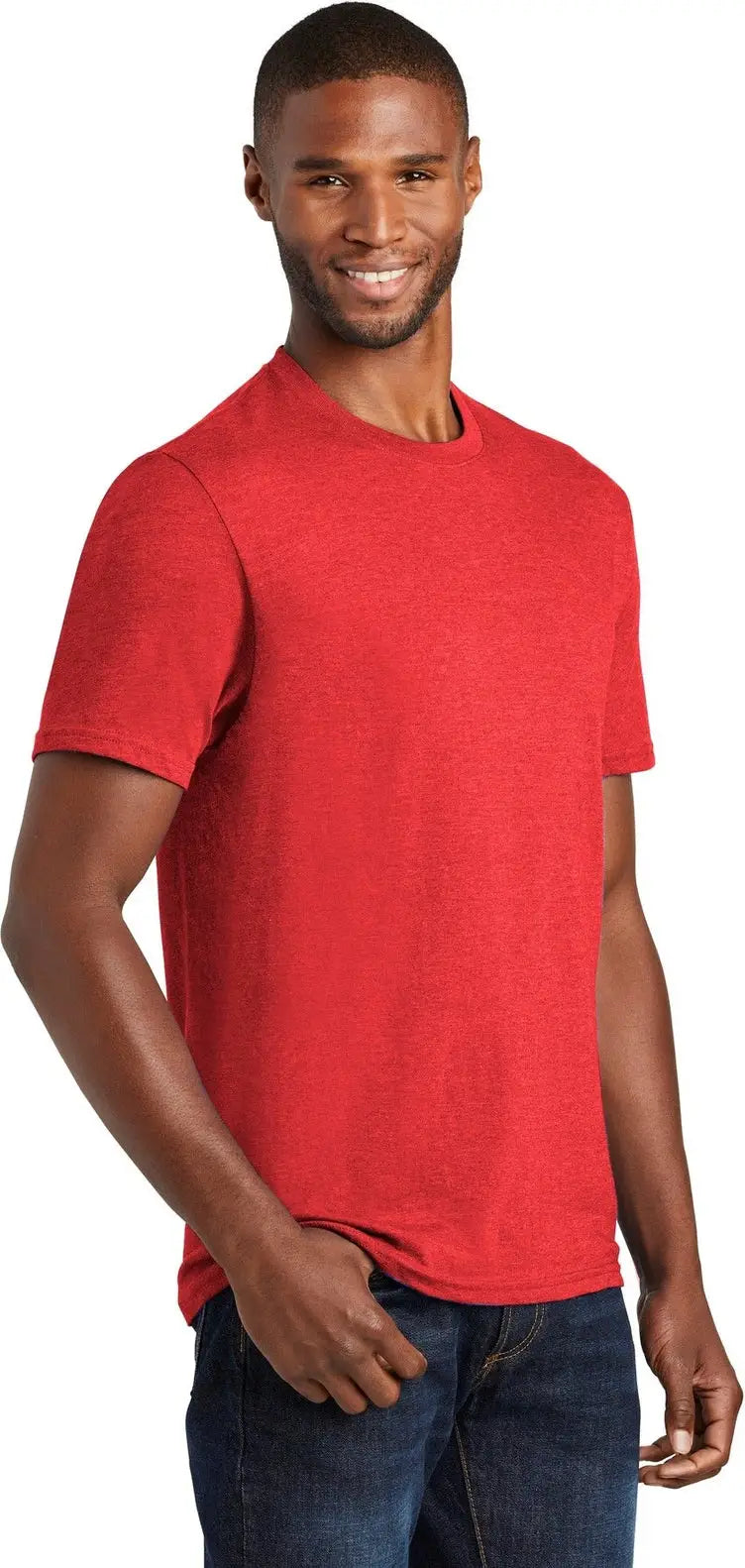 Port & Company Pc455 co Fan Favorite Blend Tee - Bright Red Heather