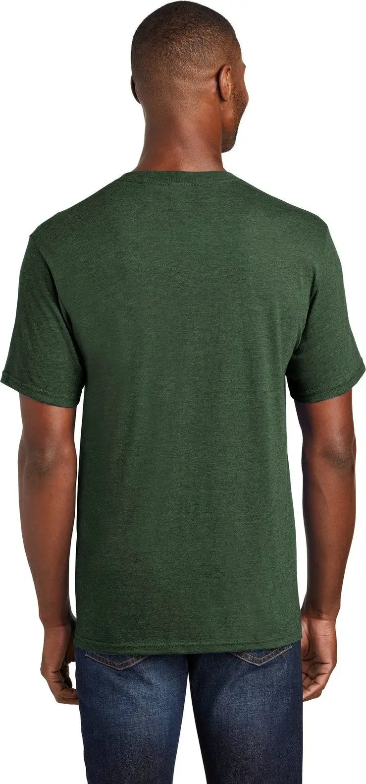 Port & Company Pc455 co Fan Favorite Blend Tee - Forest Green Heather