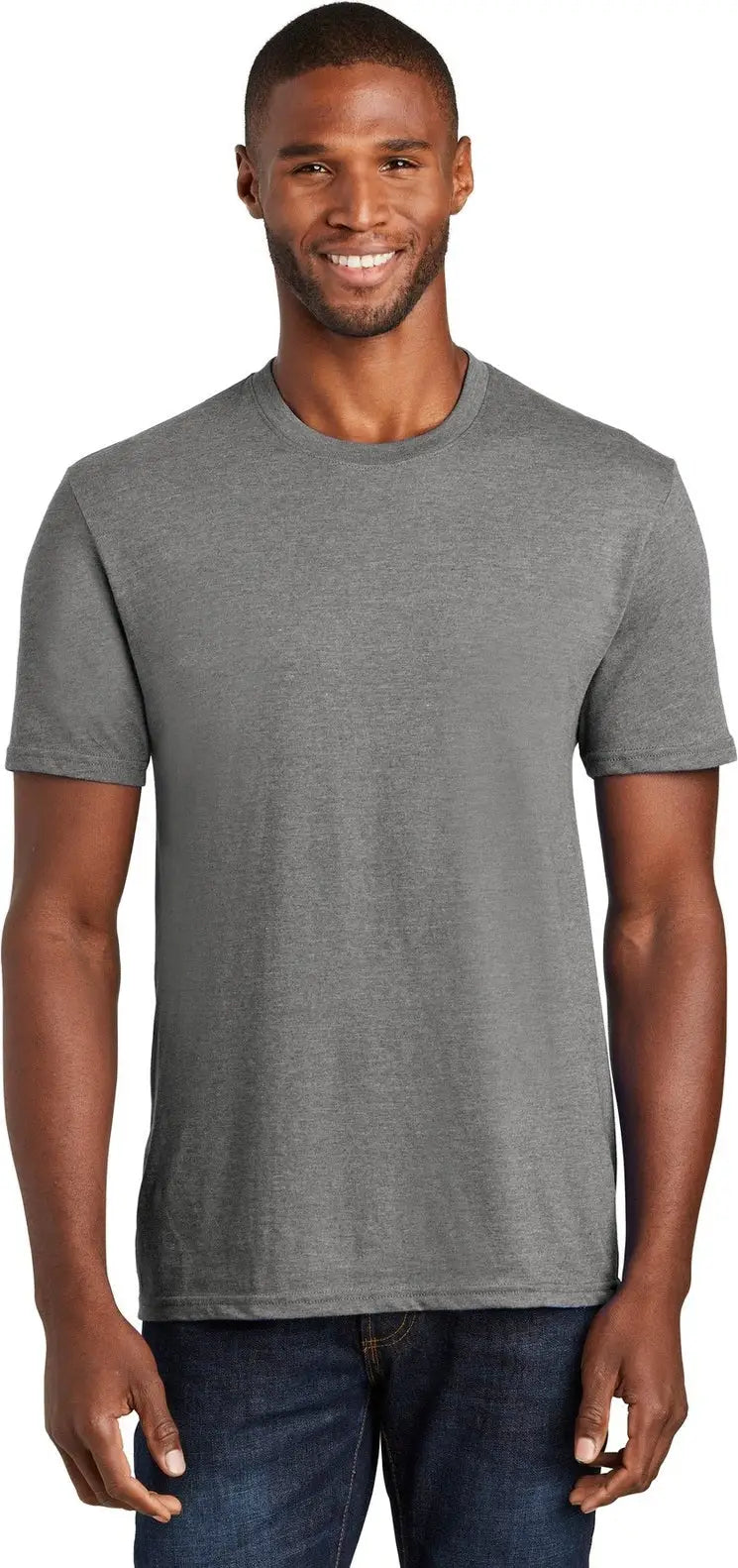 Port & Company Pc455 co Fan Favorite Blend Tee - Graphite Heather - Adult s