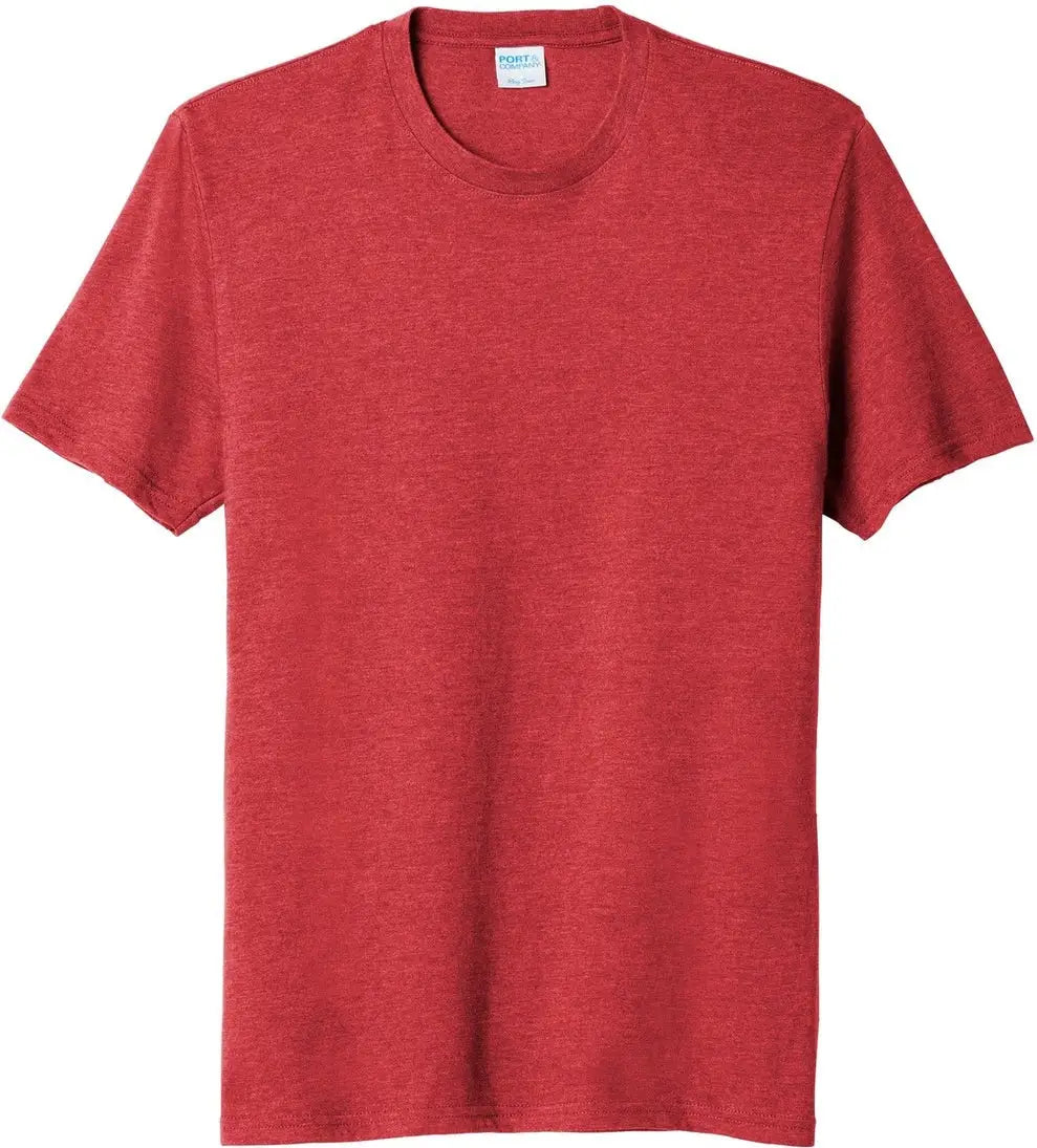 Port & Company Pc455 co Fan Favorite Blend Tee - Team Cardinal Heather