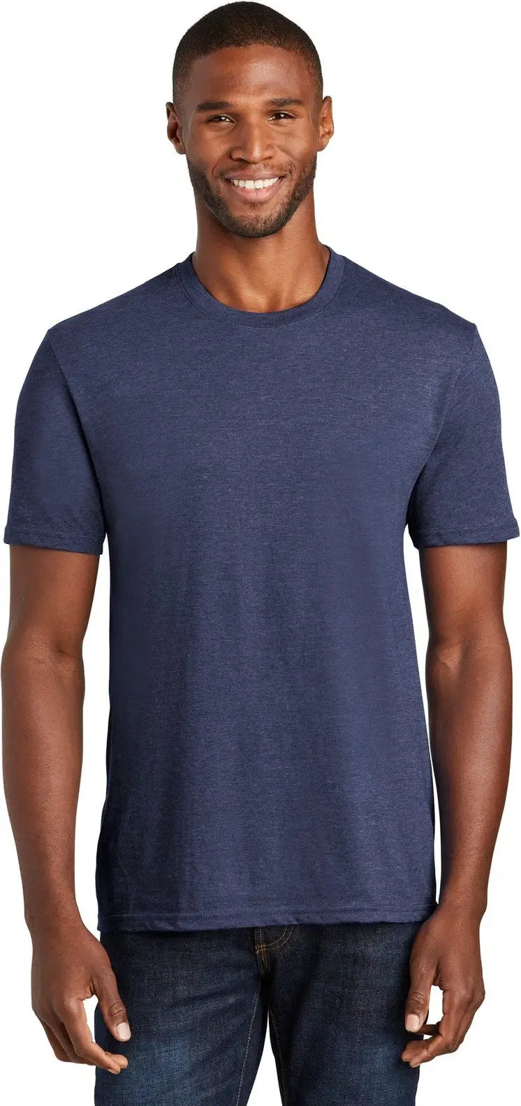 Port & Company Pc455 co Fan Favorite Blend Tee - Team Navy Heather - Adult s
