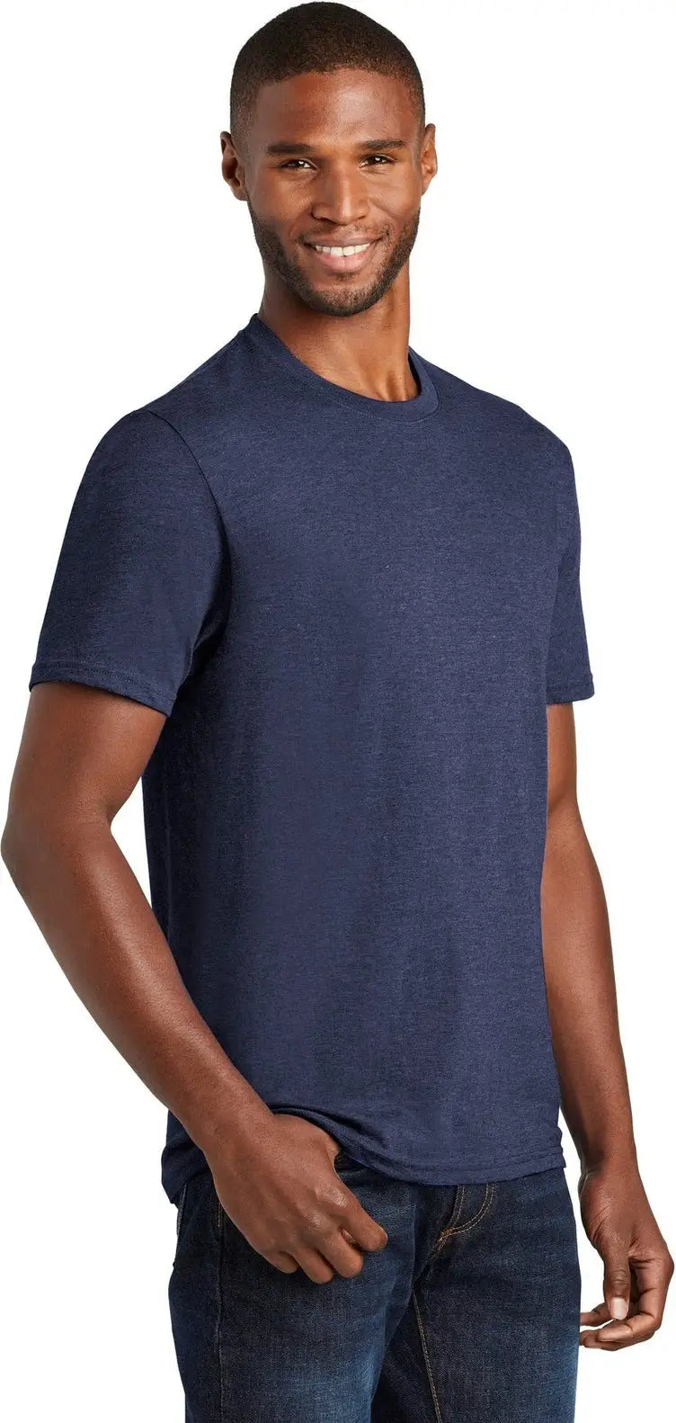 Port & Company Pc455 co Fan Favorite Blend Tee - Team Navy Heather
