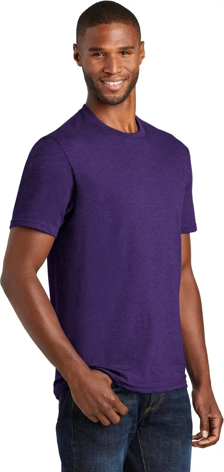 Port & Company Pc455 co Fan Favorite Blend Tee - Team Purple Heather