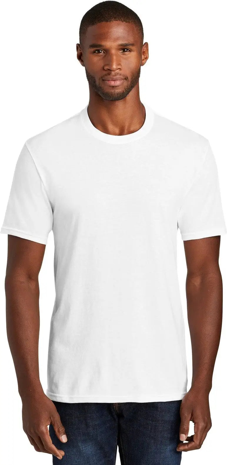 Port & Company Pc455 co Fan Favorite Blend Tee - White - Adult s