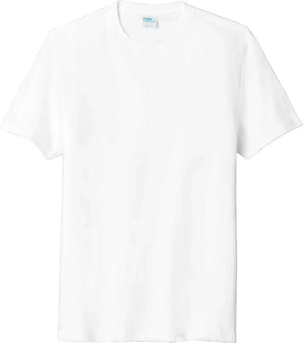 Port & Company Pc455 co Fan Favorite Blend Tee - White