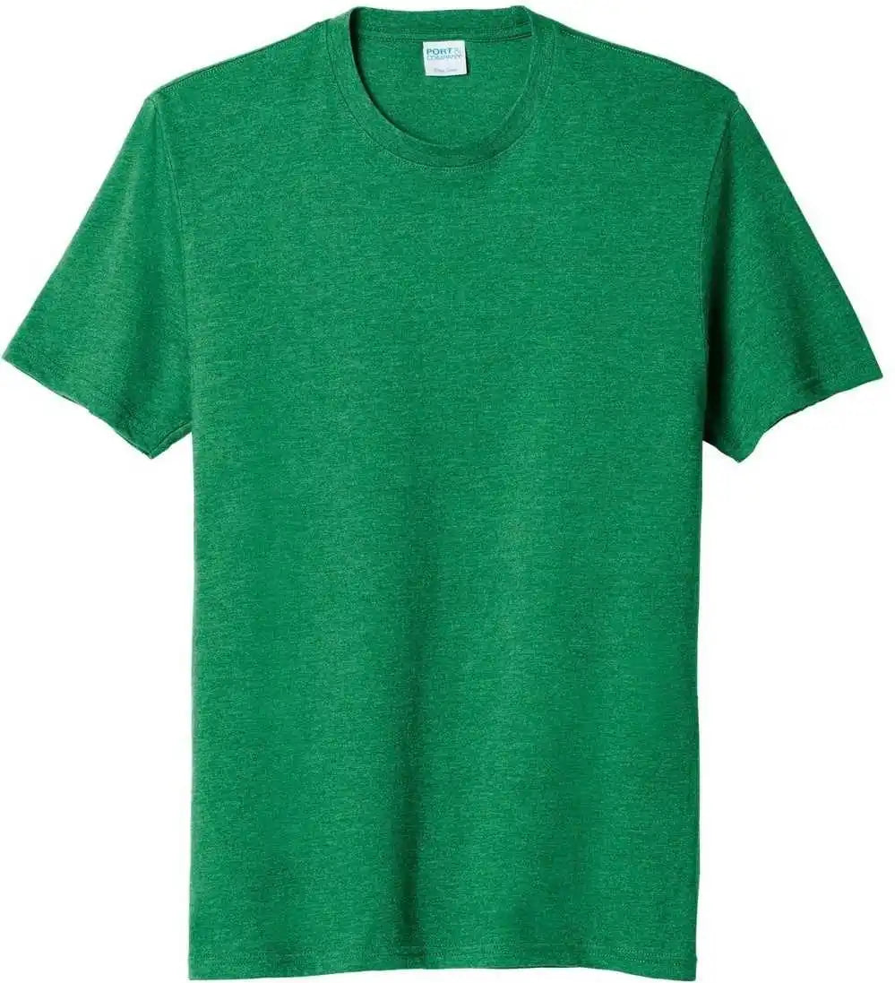 Port &amp; Company Pc455 Fan Favorite Blend Tee Athletic Kelly Green Heather