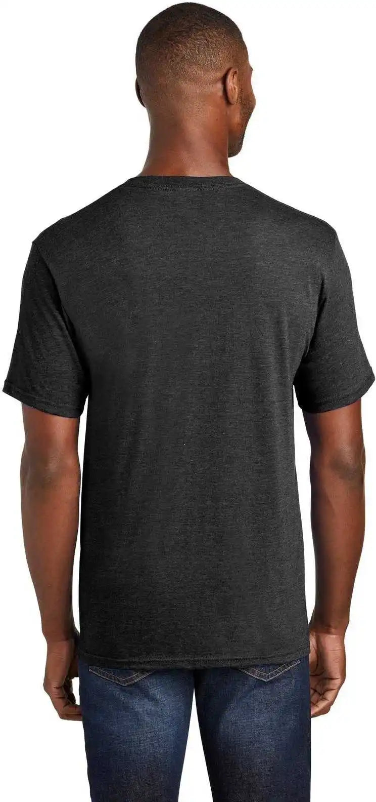 Port & Company Pc455 Fan Favorite Blend Tee Black Heather