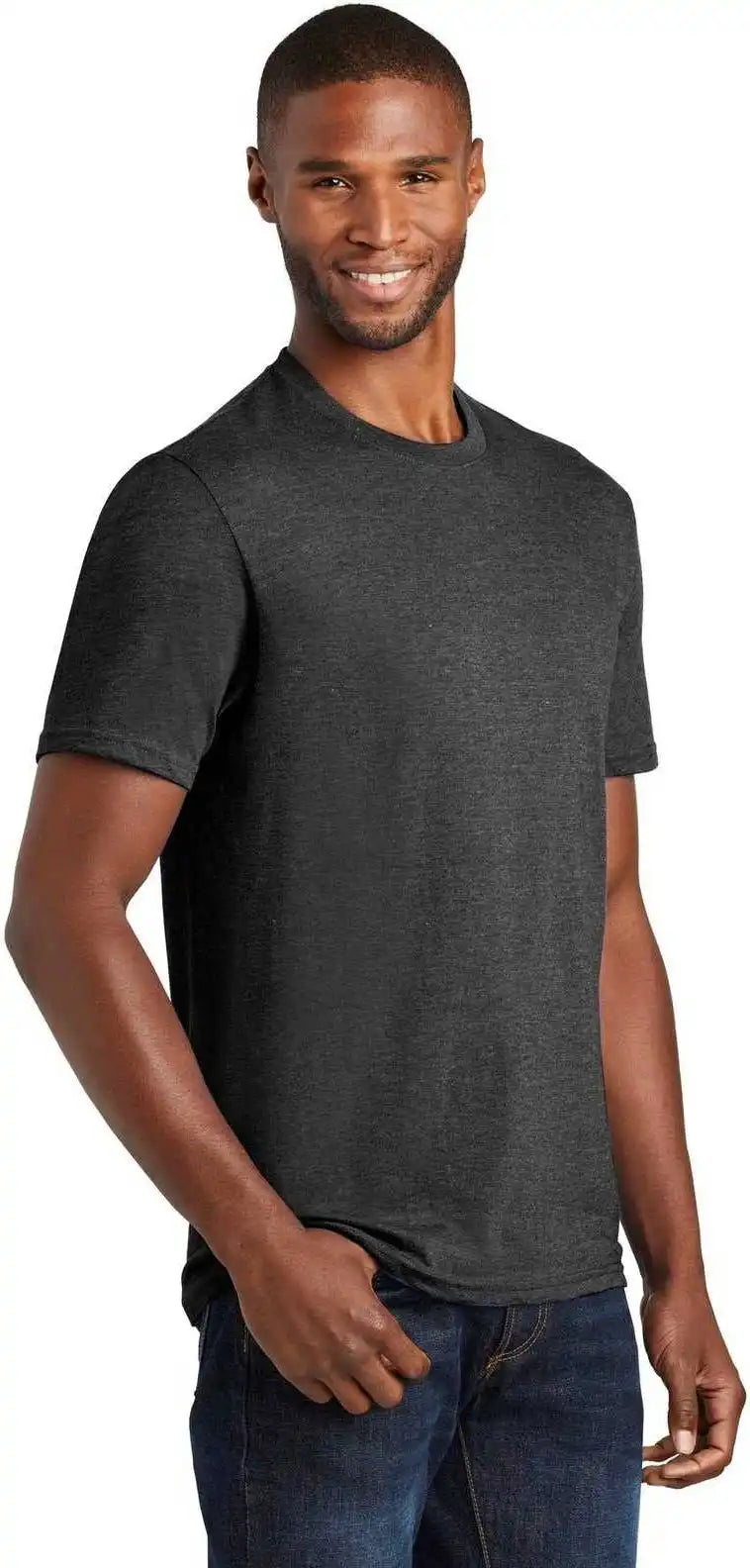 Port &amp; Company Pc455 Fan Favorite Blend Tee Black Heather