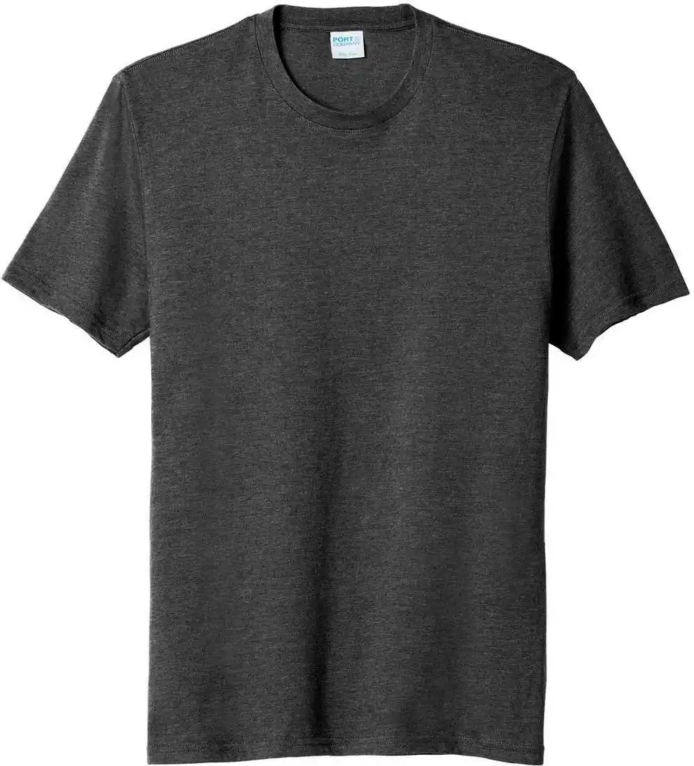 Port &amp; Company Pc455 Fan Favorite Blend Tee Black Heather
