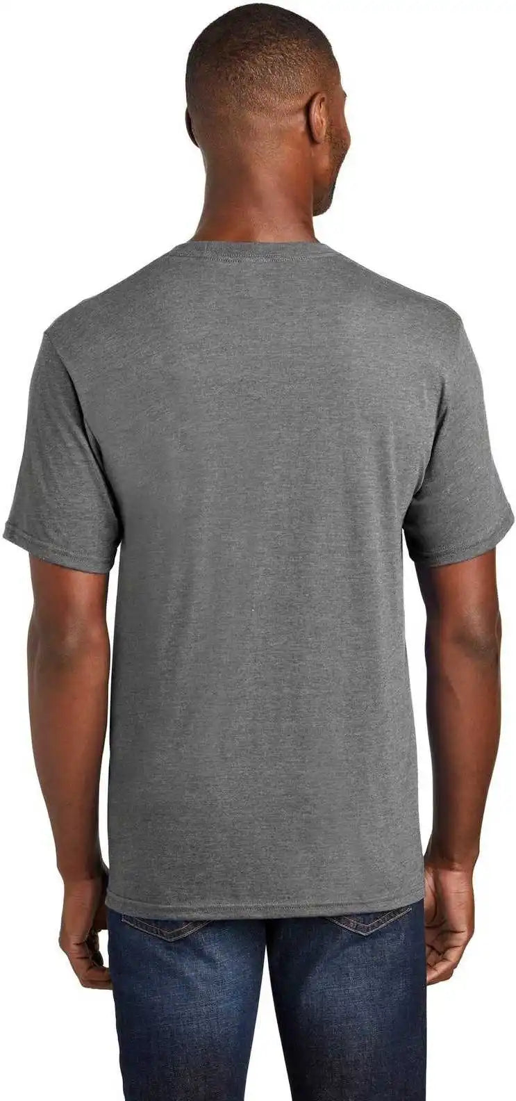 Port & Company Pc455 Fan Favorite Blend Tee Graphite Heather