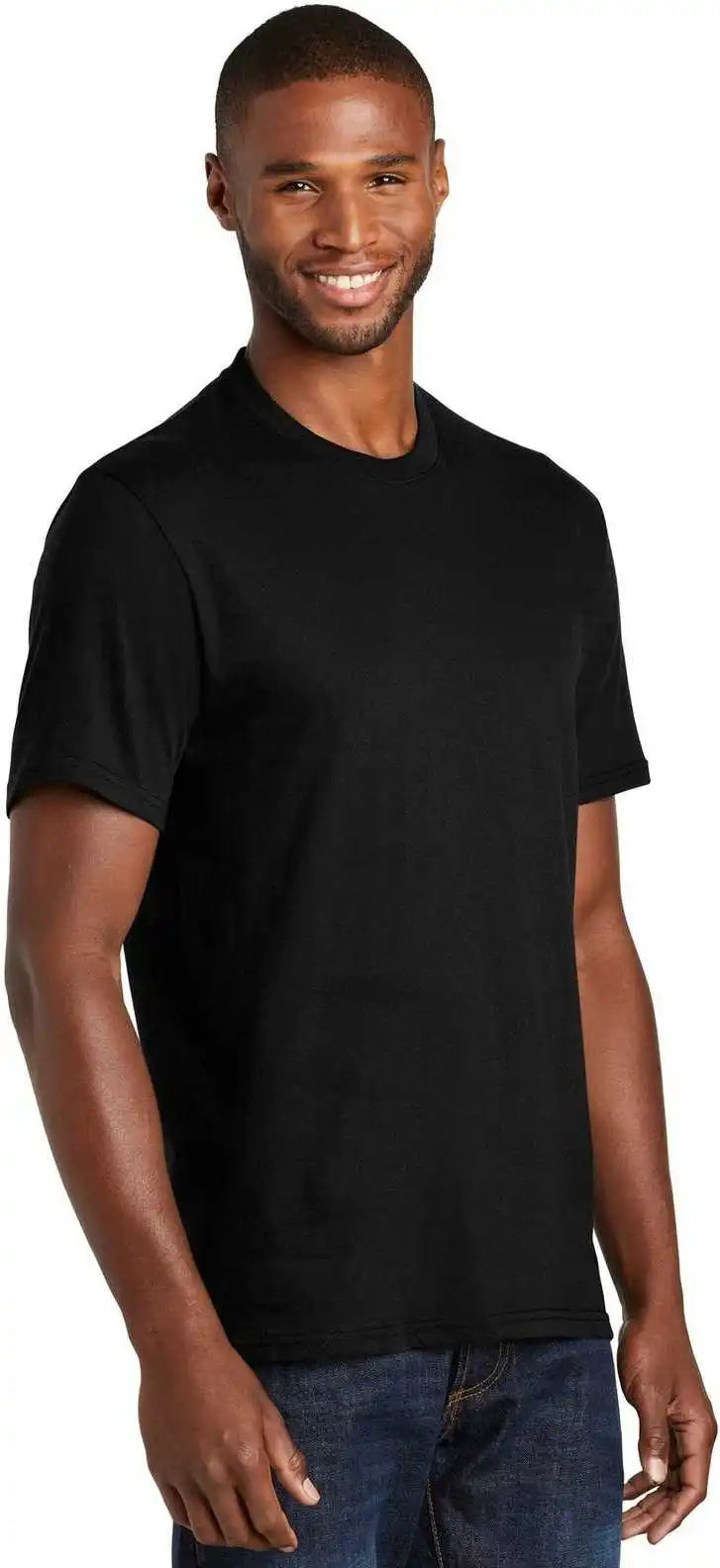 Port &amp; Company Pc455 Fan Favorite Blend Tee Jet Black