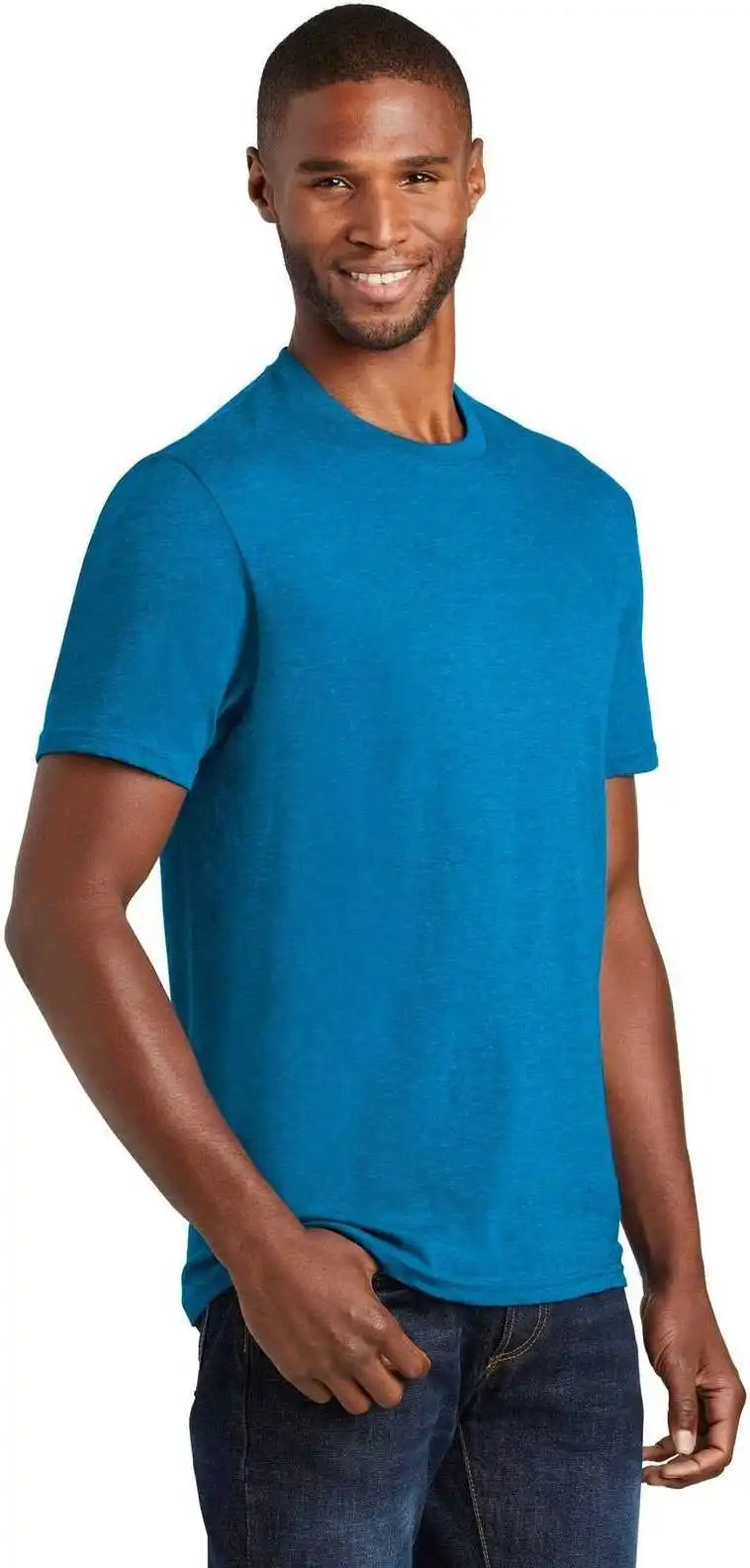 Port &amp; Company Pc455 Fan Favorite Blend Tee Sapphire Heather