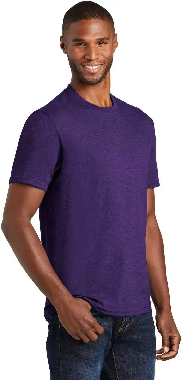Port & Company Pc455 Fan Favorite Blend Tee - Team Purple Heather