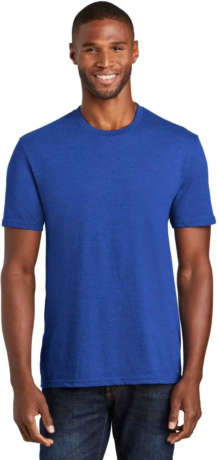 Port & Company Pc455 Fan Favorite Blend Tee True Royal Heather