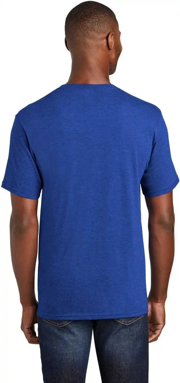 Port & Company Pc455 Fan Favorite Blend Tee True Royal Heather