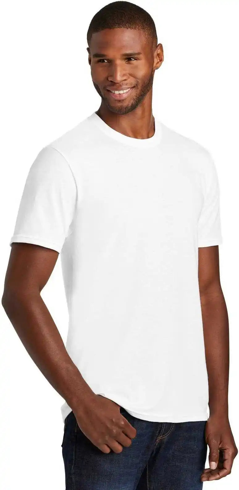 Port &amp; Company Pc455 Fan Favorite Blend Tee White