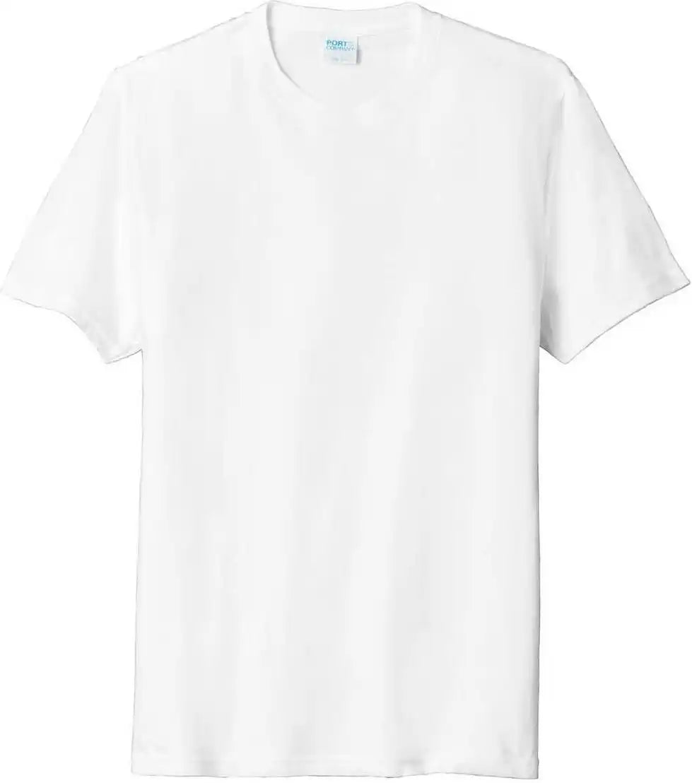 Port &amp; Company Pc455 Fan Favorite Blend Tee White