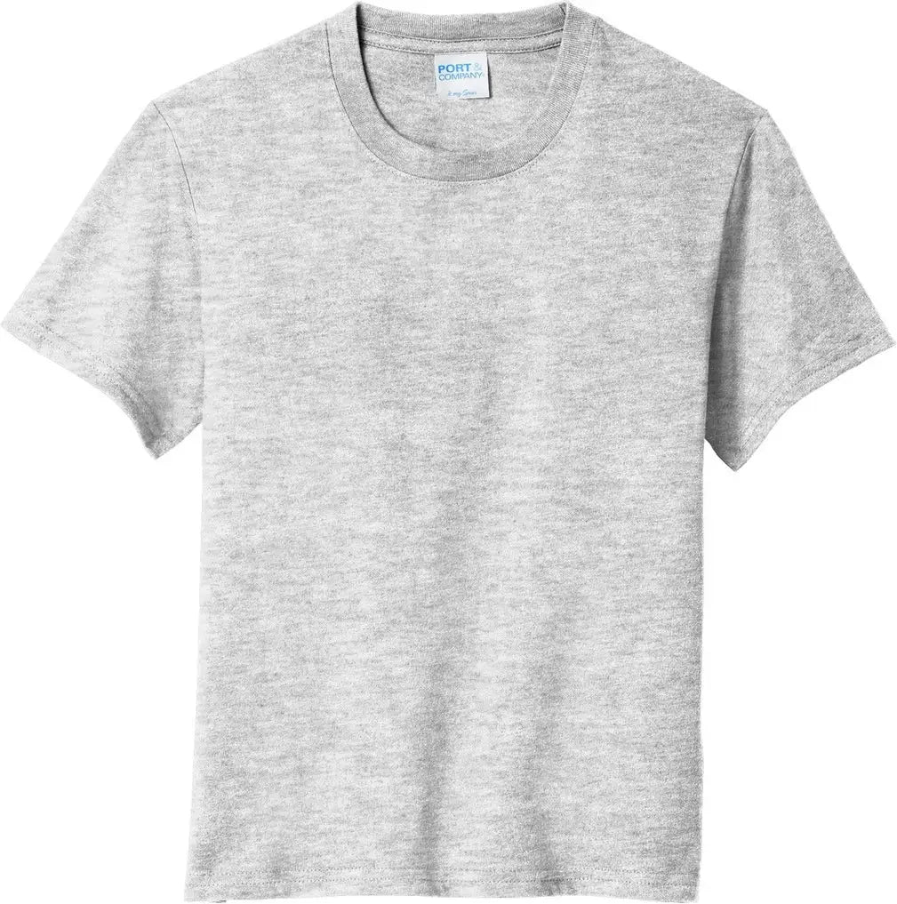 Port & Company Pc455y co Youth Fan Favorite Blend Tee - Ash