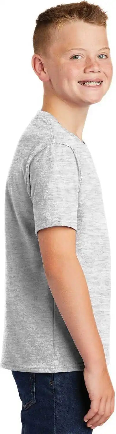 Port &amp; Company Pc455y Youth Fan Favorite Blend Tee - Ash