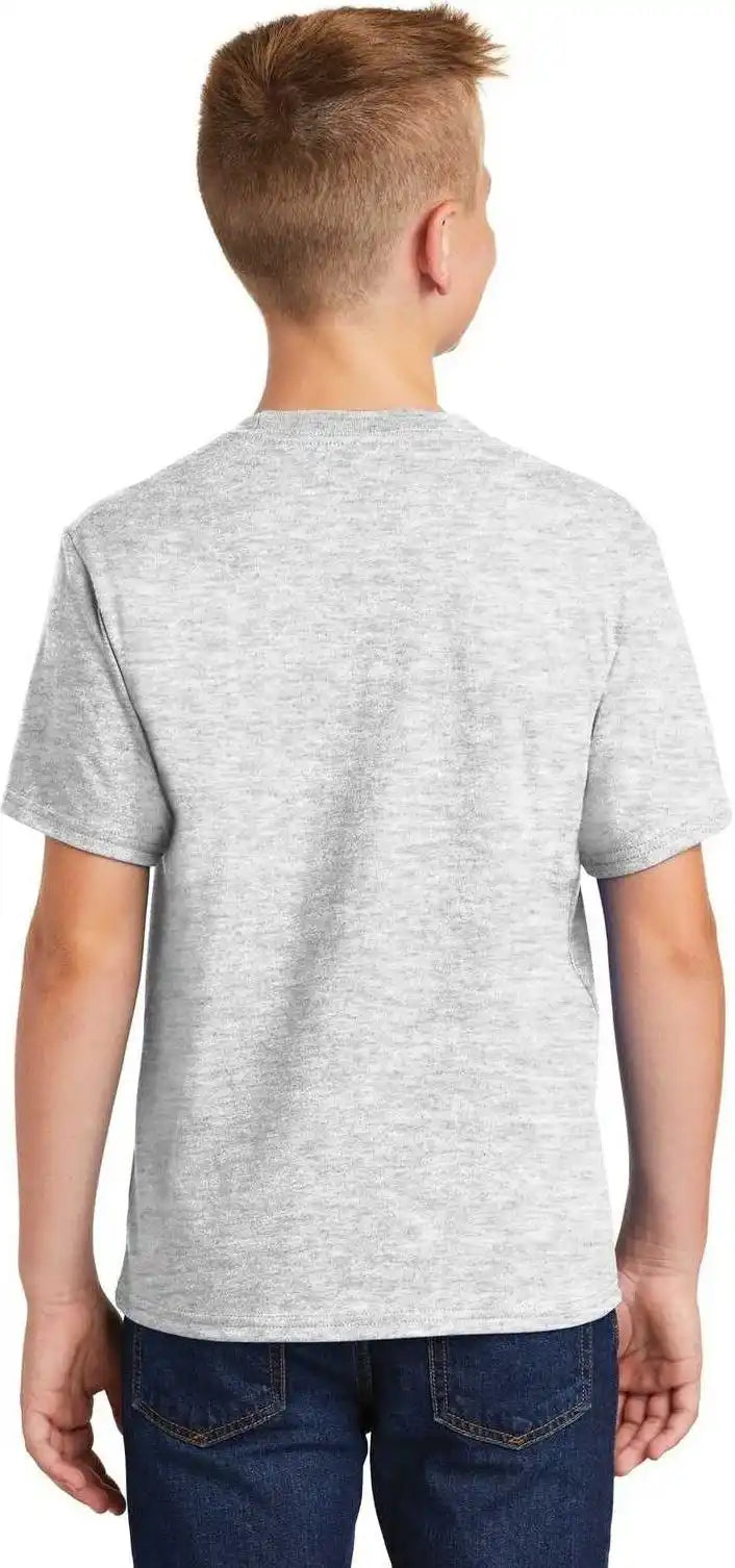 Port & Company Pc455y Youth Fan Favorite Blend Tee - Ash