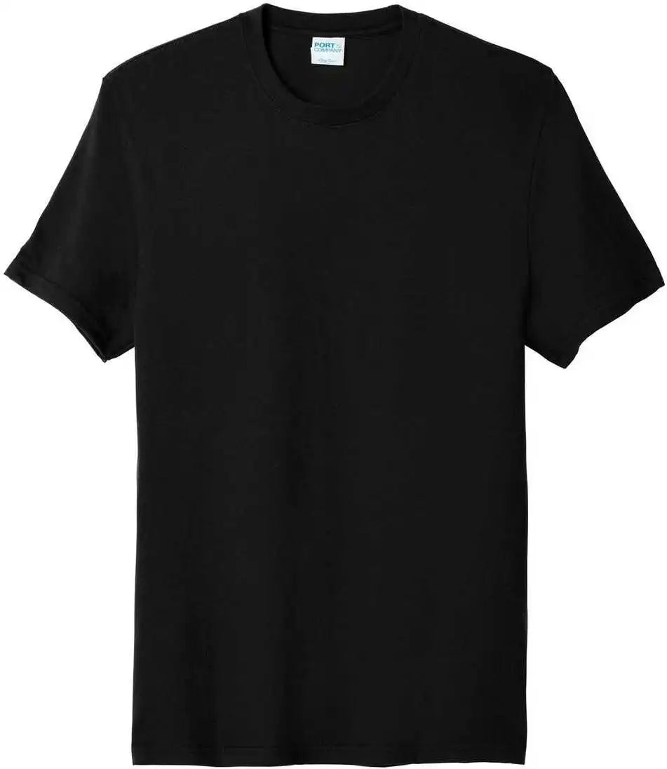 Port &amp; Company Pc455y Youth Fan Favorite Blend Tee Jet Black