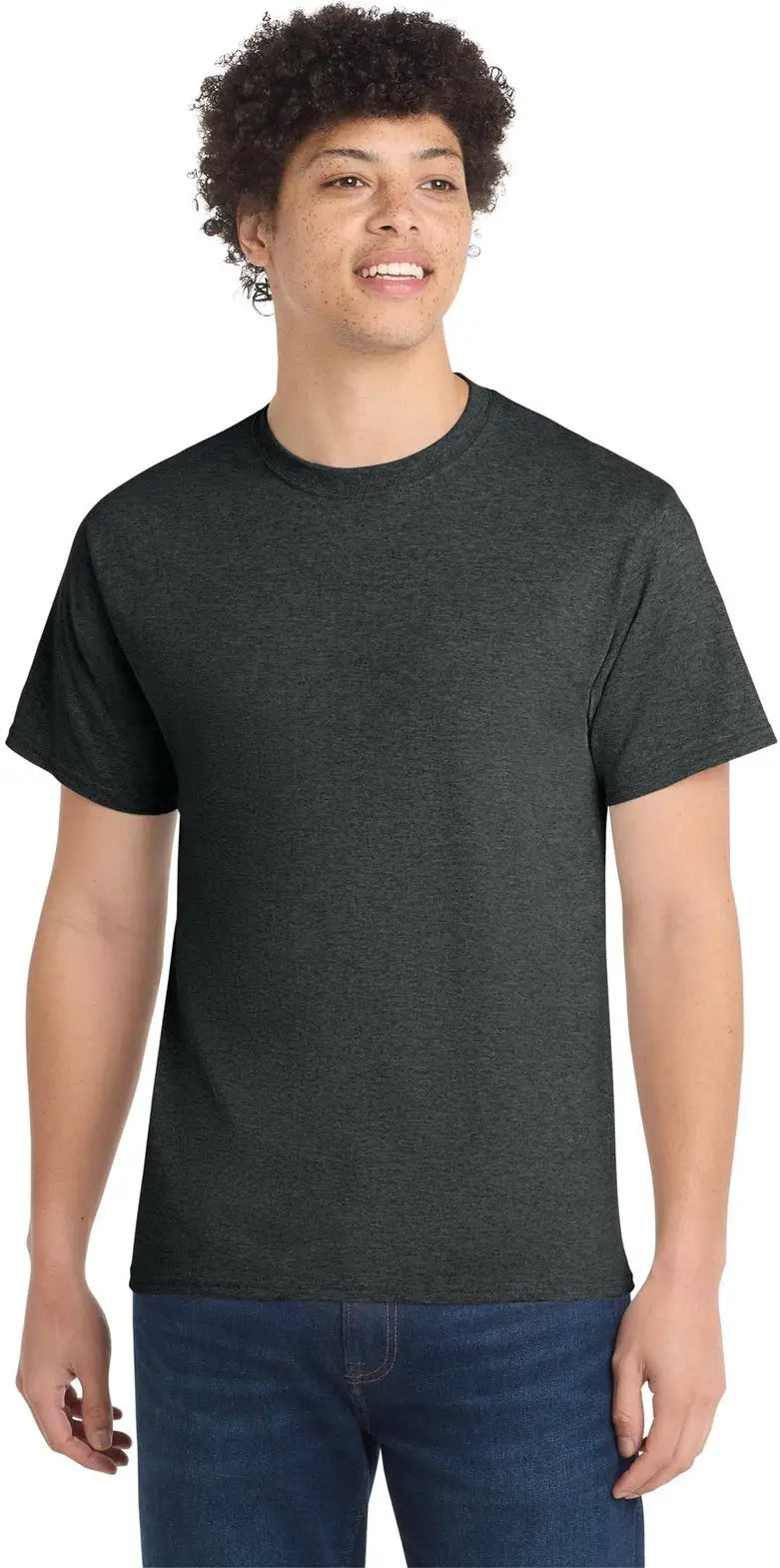 Port & Company Pc54 co Core Cotton Tee - Black Heather