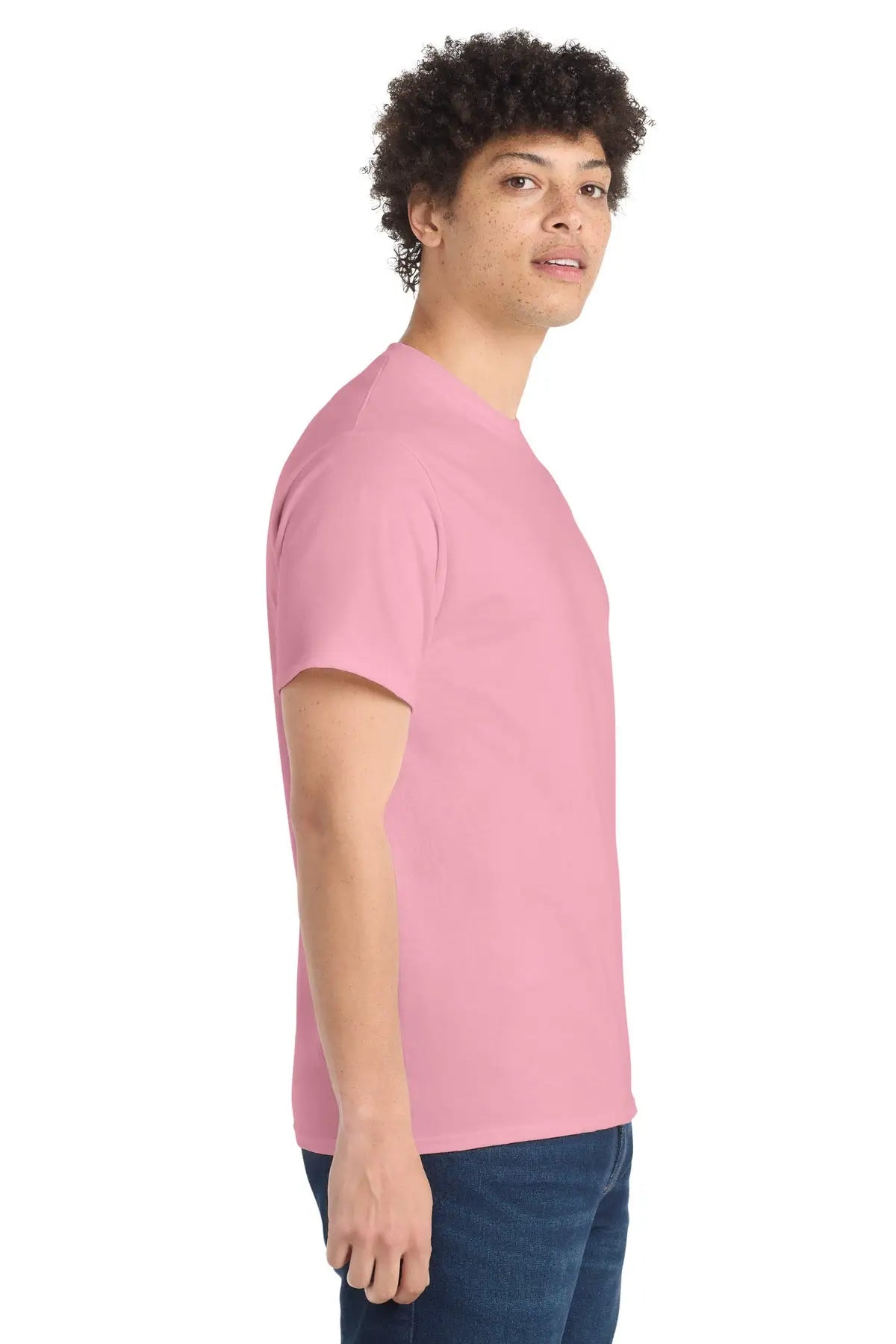 Port & Company Pc54 co Core Cotton Tee - Candy Pink
