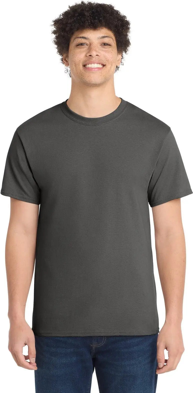 Port & Company Pc54 co Core Cotton Tee - Charcoal