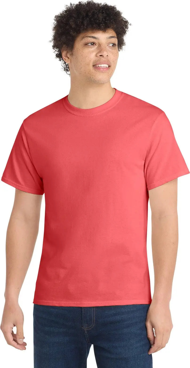 Port & Company Pc54 co Core Cotton Tee - Coral - Adult s