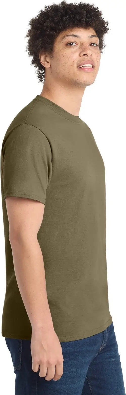 Port & Company Pc54 co Core Cotton Tee - Coyote Brown