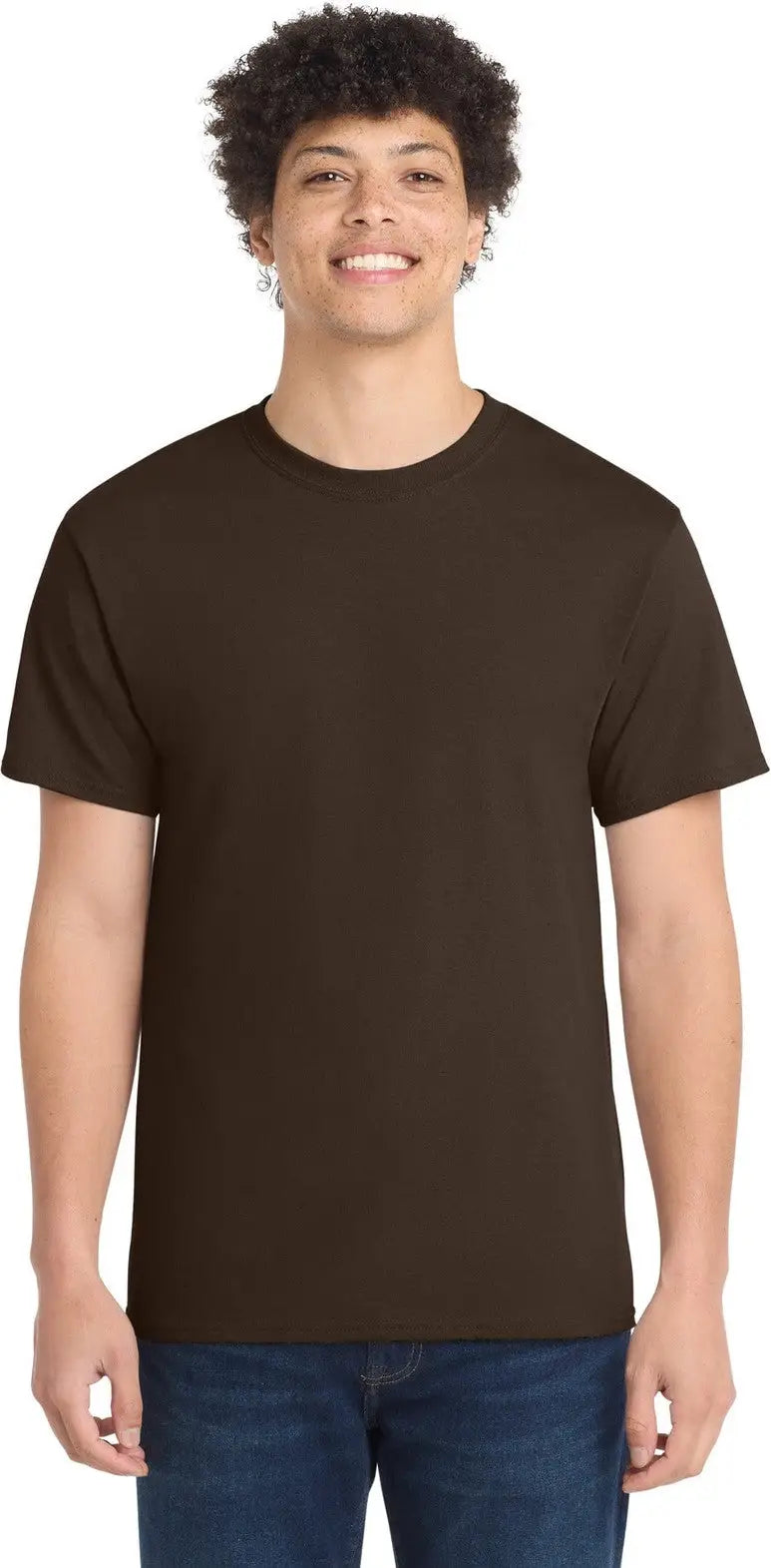 Port & Company Pc54 co Core Cotton Tee - Dark Chocolate Brown - Adult s