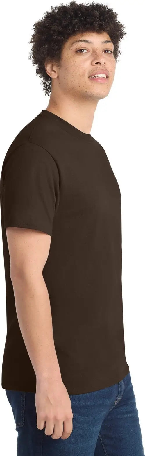Port & Company Pc54 co Core Cotton Tee - Dark Chocolate Brown