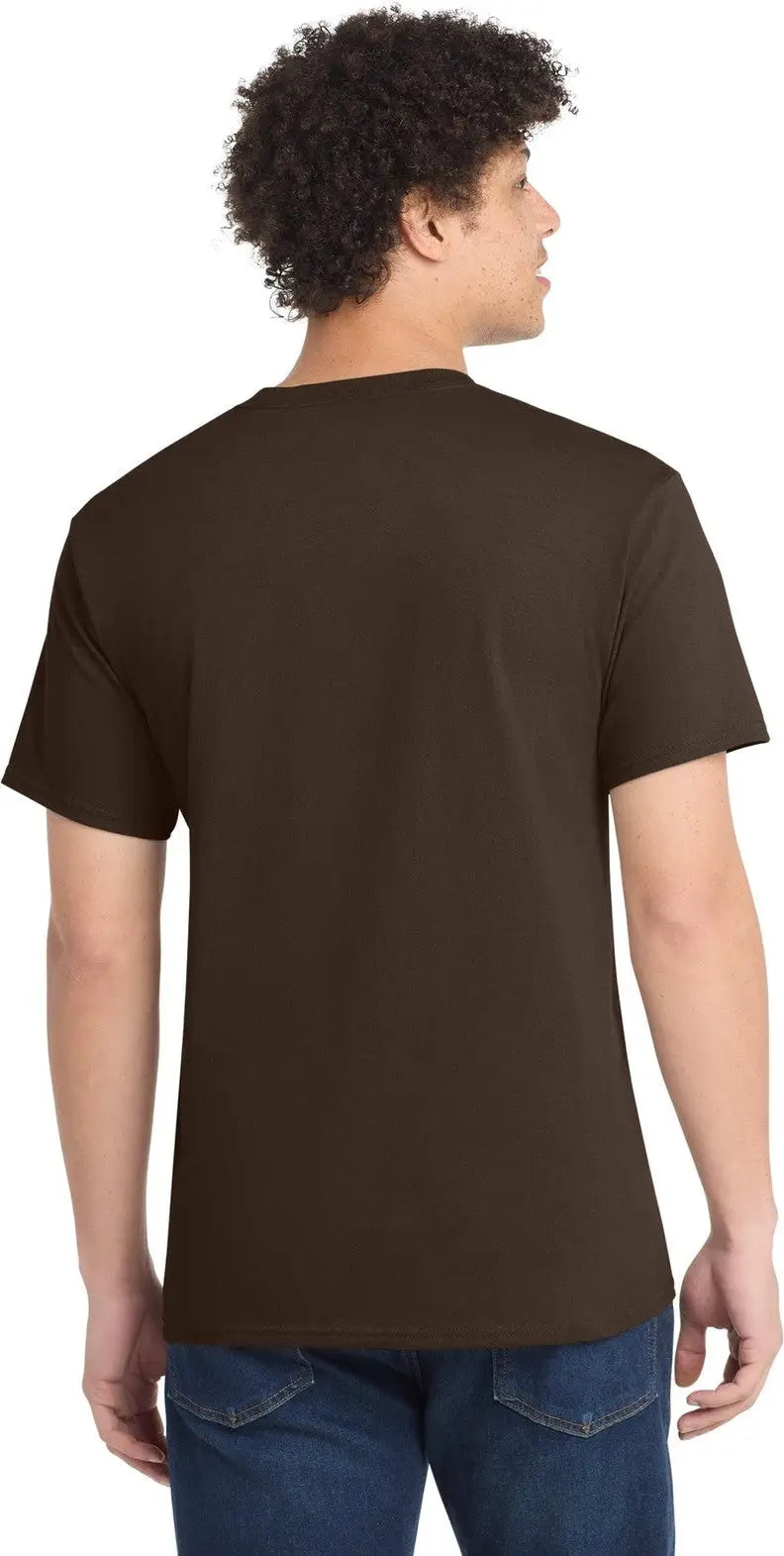 Port & Company Pc54 co Core Cotton Tee - Dark Chocolate Brown