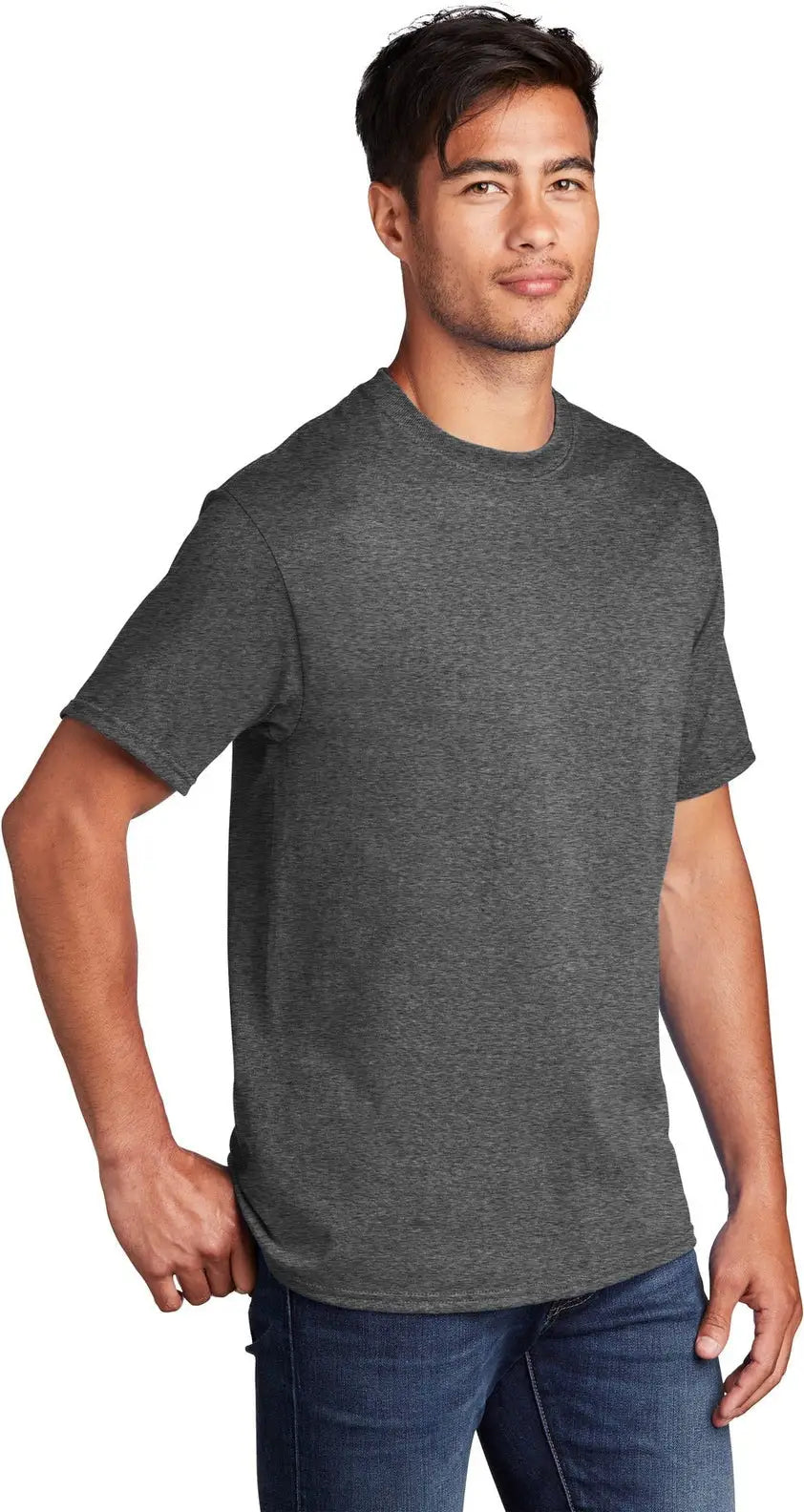 Port & Company Pc54 co Core Cotton Tee - Dark Heather Gray