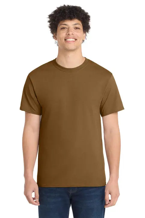 Port & Company Pc54 co Core Cotton Tee - Duck Brown