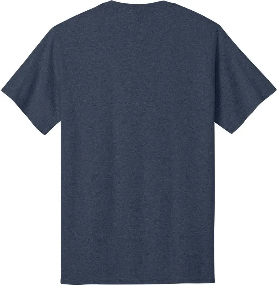 Port & Company Pc54 co Core Cotton Tee - Heather Navy - Adult s