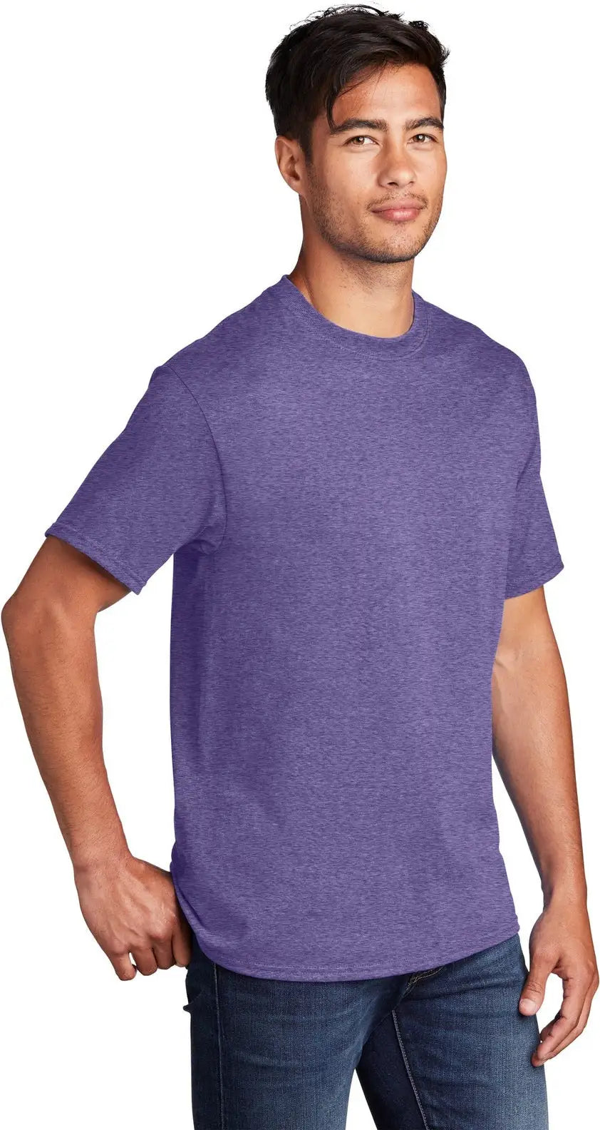 Port & Company Pc54 co Core Cotton Tee - Heather Purple