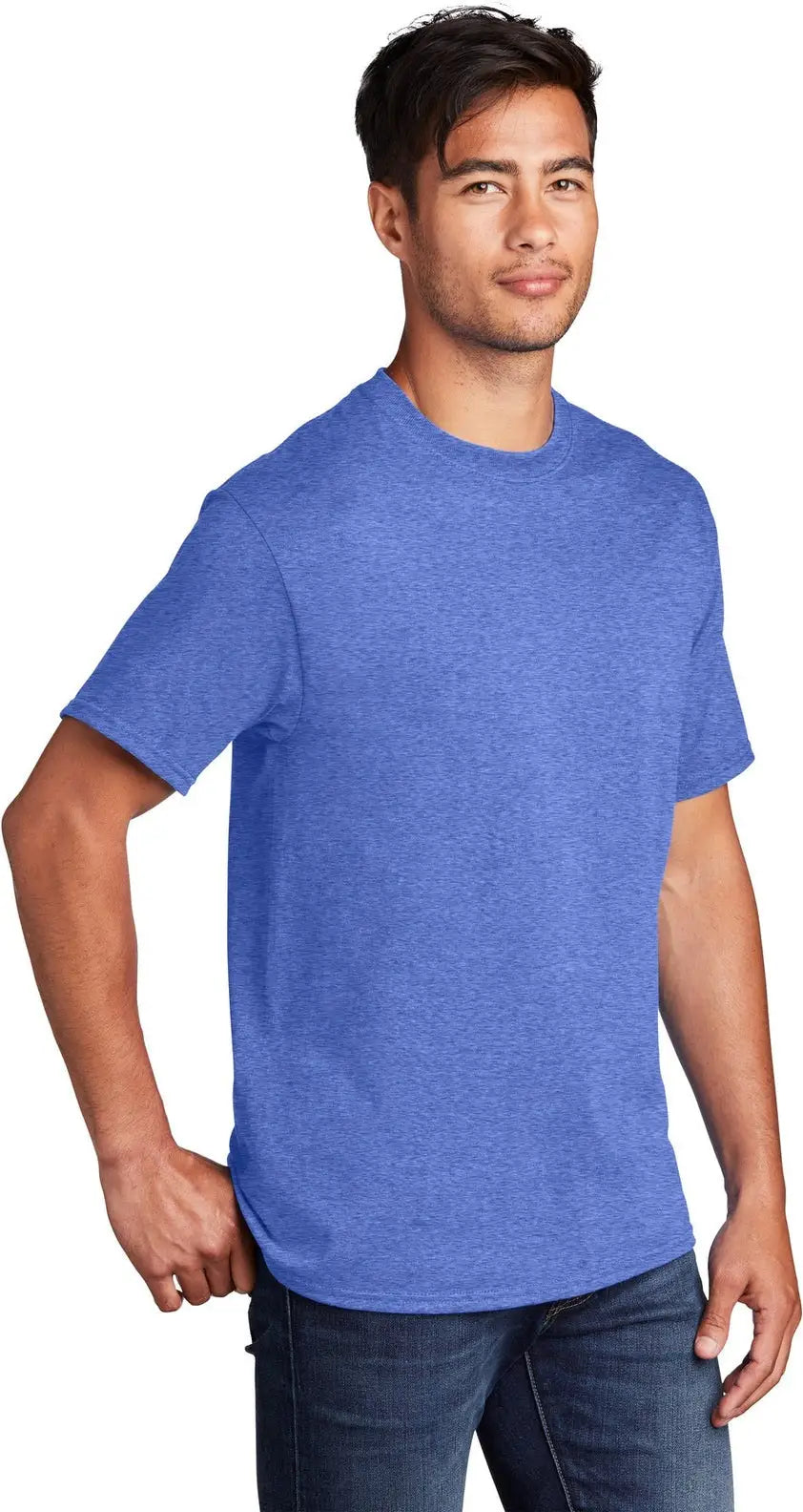 Port & Company Pc54 co Core Cotton Tee - Heather Royal