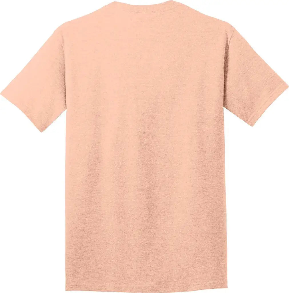 Port & Company Pc54 co Core Cotton Tee - Heathered Dusty Peach - Adult s